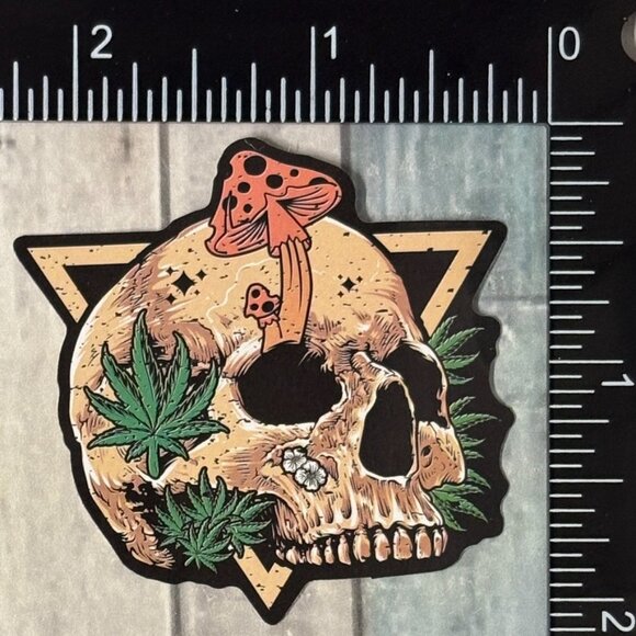 🌀10/$10🌀 Psychedelic 420 Reusable Waterproof Vinyl Sticker Decal - Picture 1 of 1